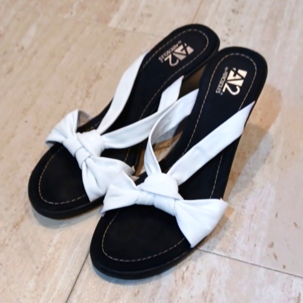 A2 by Aerosoles White Sandals